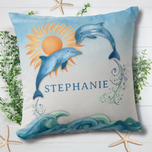 Personalised Dolphin Pillow