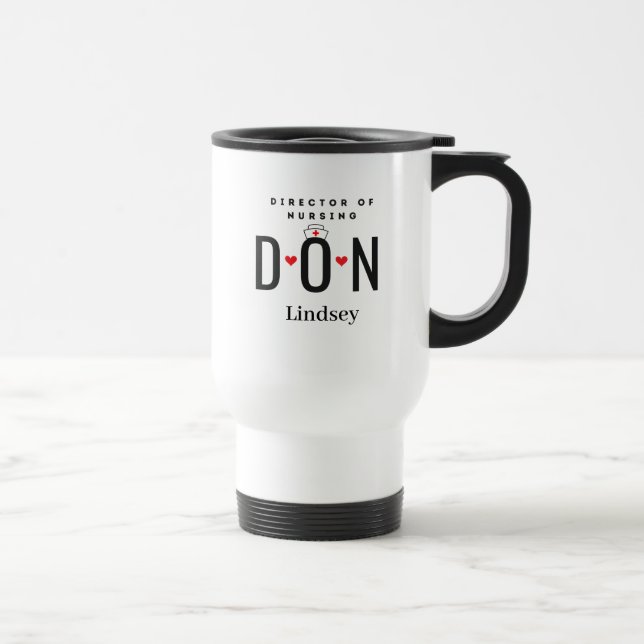 Personalised DON Nurse Travel Mug (Right)