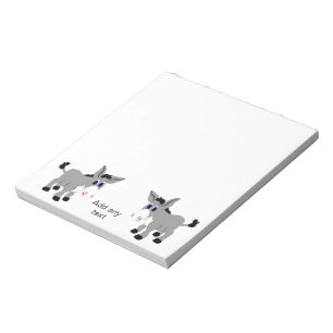Personalised Donkey Design Notepad