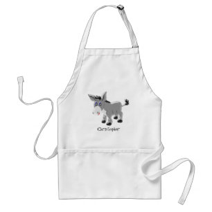 Personalised Donkey Design Standard Apron