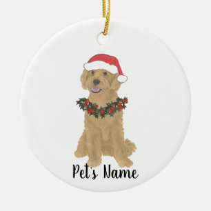 Personalised Doodle (Golden Red Apricot) Ornament