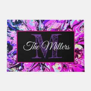 Personalised doormat colourful