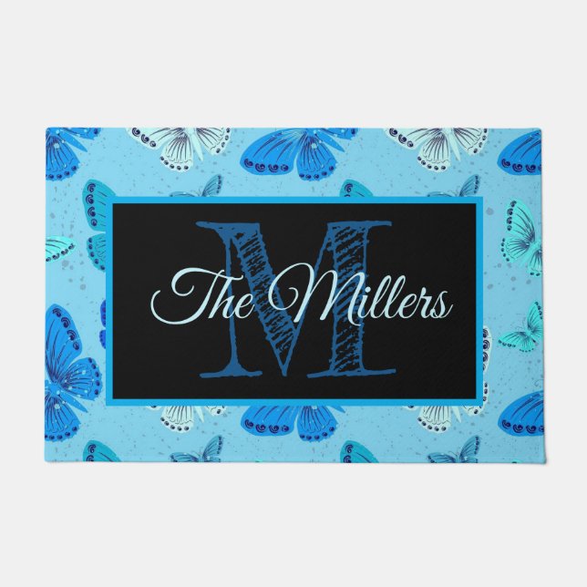 Personalised doormat colourful (Front)