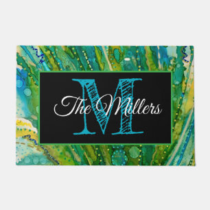 Personalised doormat colourful