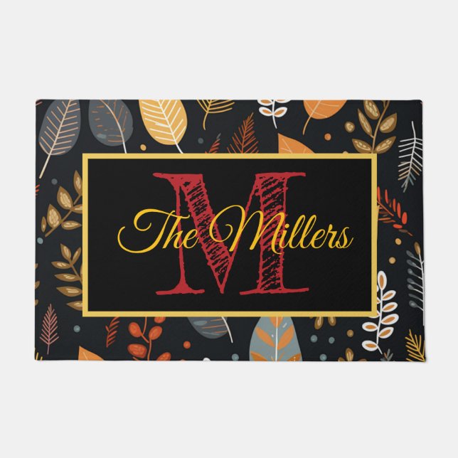 Personalised doormat colourful (Front)
