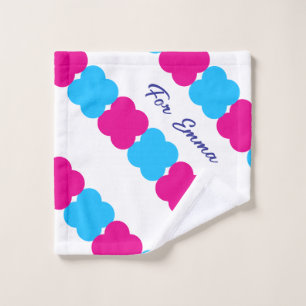 Personalised Dopamine Colours Custom Name For Her Wash Cloth