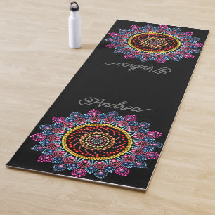 PERSONALISED DOT MANDALA CREATIVE YOUR OWN CUTE YOGA MAT