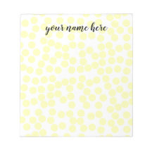 Personalised Dotted Notepad