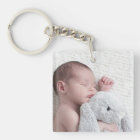 Personalised Double Sided Baby Photo Keychain