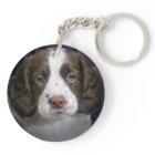 Personalised Double Sided Puppy Dog Pet Key chain