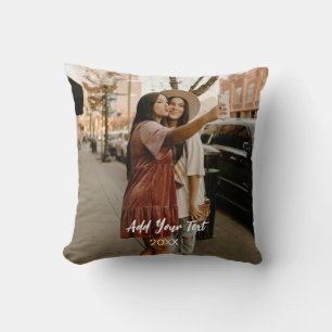 Personalised Double-Sided Two Photos Cushion