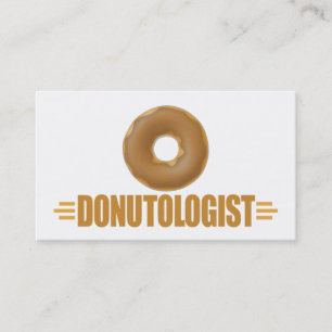 Personalised Doughnut Business Card