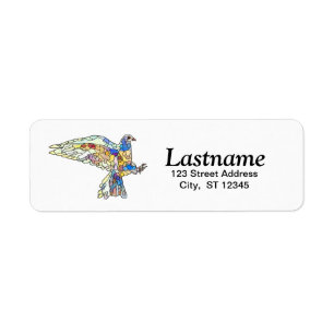 Personalised Dove Return Address Labels