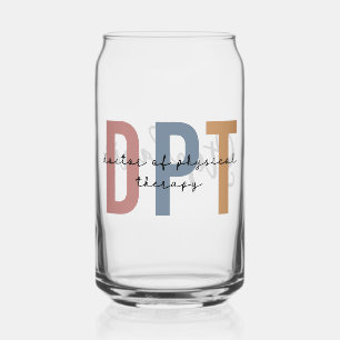 Personalised DPT Doctor of Physical Therapy Can Glass