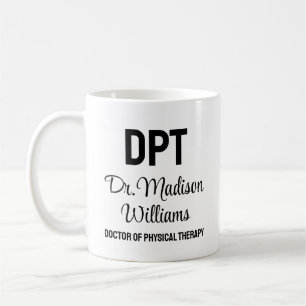 Personalised DPT Doctor of Physical Therapy Gift Coffee Mug