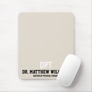 Personalised DPT Doctor of Physical Therapy Gift Mouse Mat