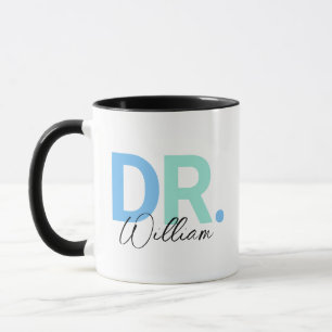 Personalised Dr Coffee Mug, Custom Doctor Mug