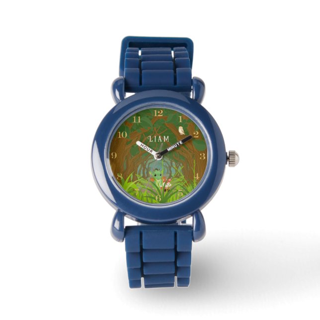 Personalised Dragon and Friend  Watch (Front)