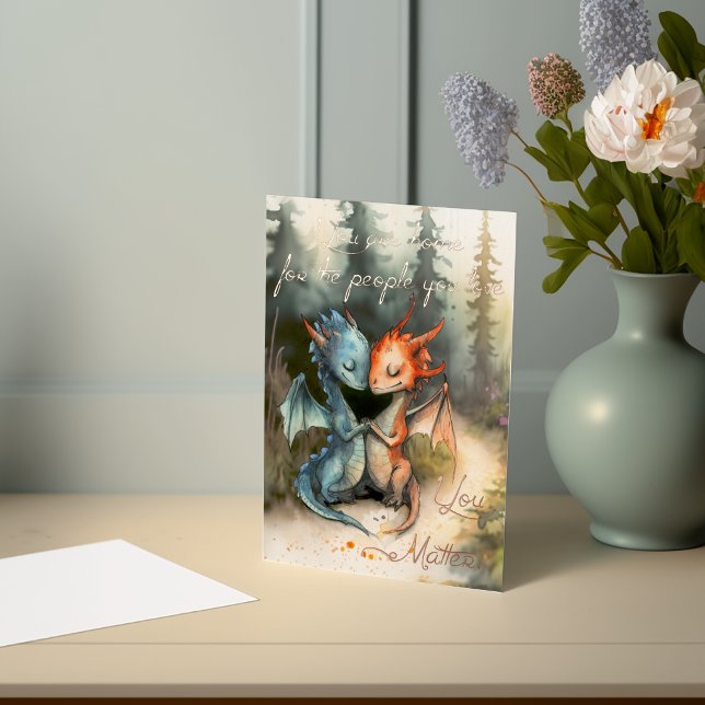 Personalised Dragon Love Card with Copper Foil (Creator Uploaded)