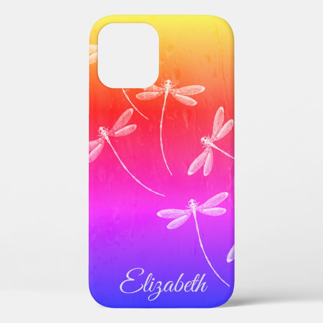 Personalised Dragonflies on water Case-Mate iPhone Case (Back)