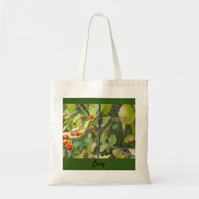 Personalised Dragonfly Tote Bag (Front)