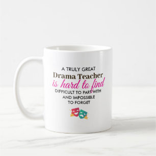 Personalised Drama Teacher Appreciation Gift Coffee Mug