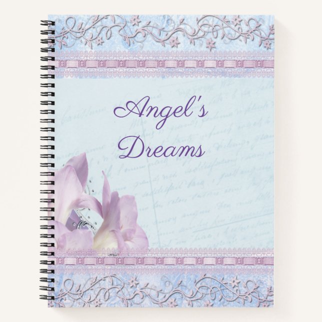 Personalised  Dream Diary Notebook Journal (Front)