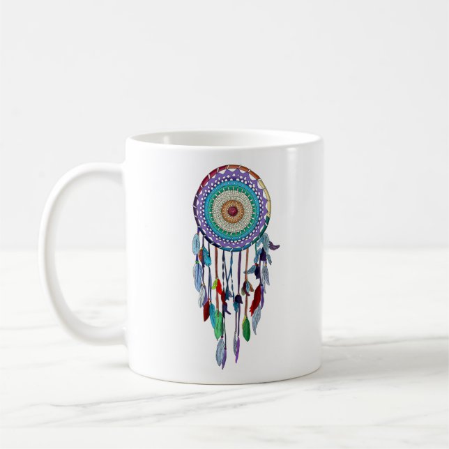 Personalised Dreamcatcher  Coffee Mug (Left)
