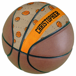 Personalised Dribbling Basketball Pattern