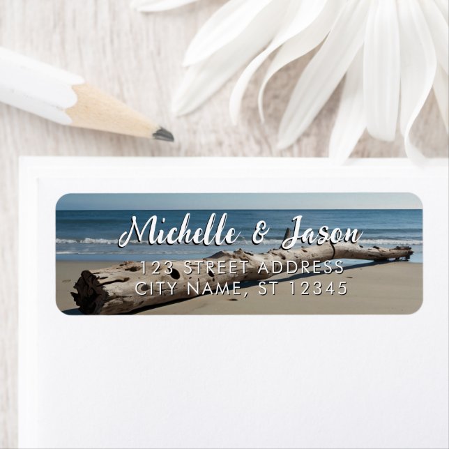 Personalised Driftwood Ocean Summer Beach Waves    (Insitu)