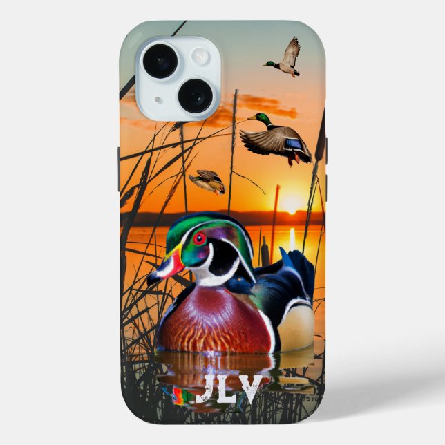 Personalised Duck Hunting Case-Mate iPhone Case (Back)