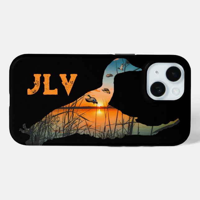 Personalised Duck Hunting Case-Mate iPhone Case (Back (Horizontal))