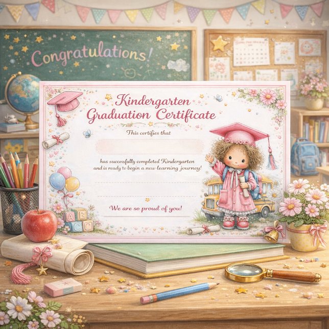 Personalised Early Learning Graduation Certificate (Creator Uploaded)