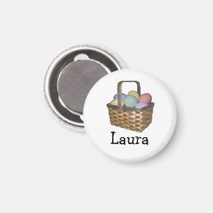 Personalised Easter Basket Magnet