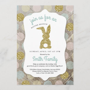 Personalised Easter Brunch / Easter Egg Hunt Invitation