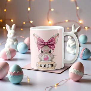 Personalised Easter Bunny Coffee Mug for Kids
