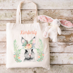 Personalised Easter Bunny Tote Bag