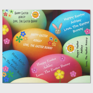 Personalised Easter Bunny Wrapping Paper