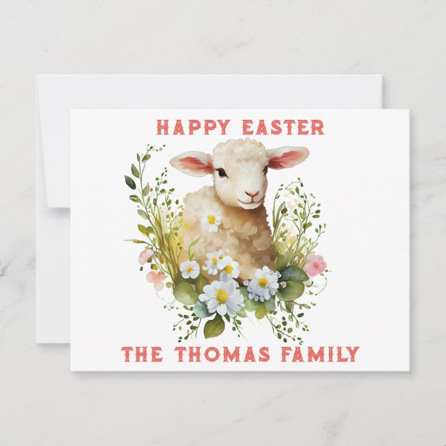 Personalised Easter Card (Front)