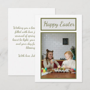 Personalised Easter Greeting Card – Add Your Wish