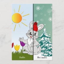 Personalised Easter Nor'easter card