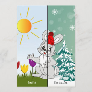 Personalised Easter Nor'easter card