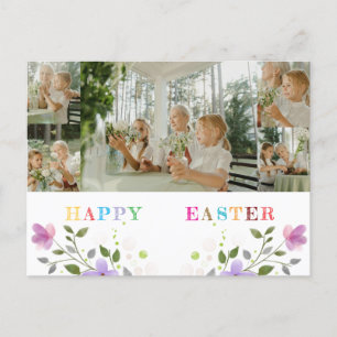 Personalised Easter Photo Collage Postcard - Custo
