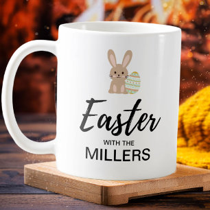 Personalised Easter "with the family" Gift Coffee Mug
