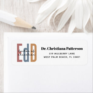 Personalised EdD Doctor Of Education Graduation