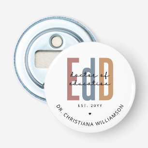Personalised EdD Doctor Of Education Graduation Bottle Opener