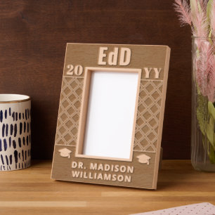 Personalised EdD Doctor Of Education Graduation Etched Frames