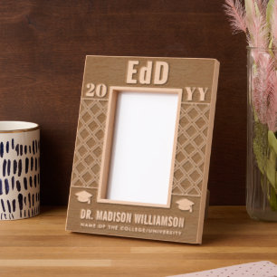 Personalised EdD Doctor Of Education Graduation Etched Frames