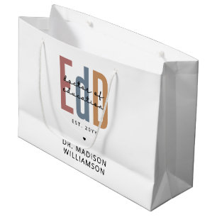 Personalised EdD Doctor Of Education Graduation Large Gift Bag