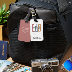 Personalised EdD Doctor Of Education Graduation Luggage Tag